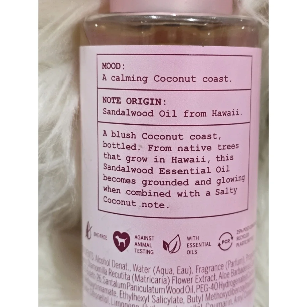 NEW Victoria's Secret PINK Coconut Woods Fragrance Body Mist 8.4 oz Sandalwood